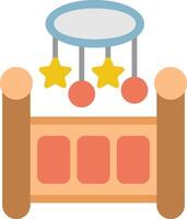 Cot free Flat Icon vector