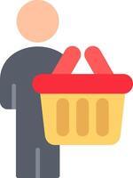 Consumer Flat Icon vector