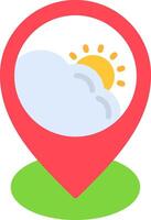 Location Flat Icon vector