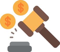 Judge Flat Icon vector