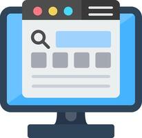 New Features Flat Icon vector