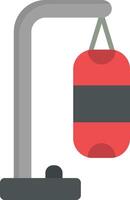 Punch Ball Flat Icon vector