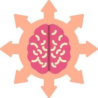 Brain Flat Icon vector