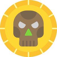 Coin Flat Icon vector