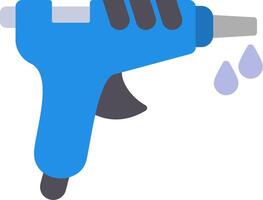 Glue Gun Flat Icon vector