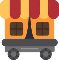 Carriage Flat Icon vector