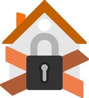 Eviction Flat Icon vector