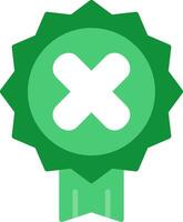 Rejected Flat Icon vector