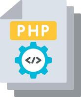 Php Flat Icon vector