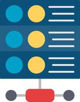 Server Flat Icon vector