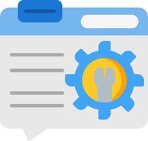 Technical Support Flat Icon vector