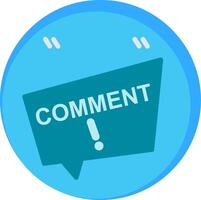 Comment Flat Icon vector