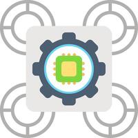 Drone Flat Icon vector