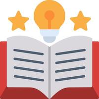 Learn More Flat Icon vector
