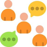 Network Communication Flat Icon vector