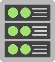Server Flat Icon vector