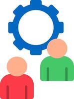 Setting Flat Icon vector
