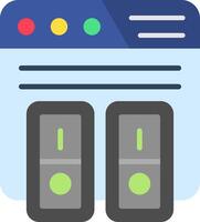 Switch On Flat Icon vector