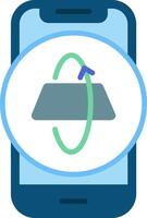 Tilt sensor Flat Icon vector