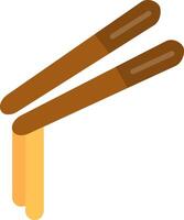 Chopsticks Flat Icon vector