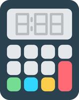 Calculator Flat Icon vector