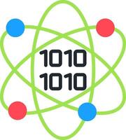 Data Science Flat Icon vector
