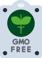 Gmo Free Flat Icon vector