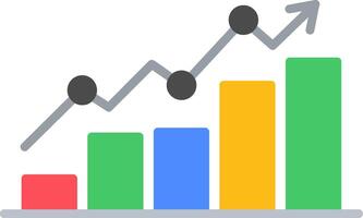 Progress Flat Icon vector