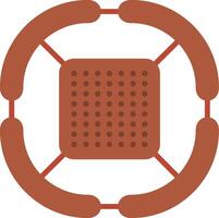 Mizu Gumo Flat Icon vector