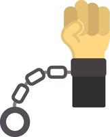 Slave Flat Icon vector