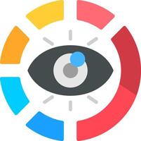 Data Visualization Flat Icon vector