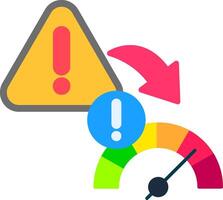 Impact Flat Icon vector