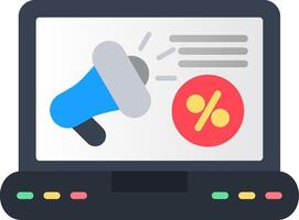 Promotion Flat Icon vector