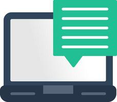 Texting Flat Icon vector