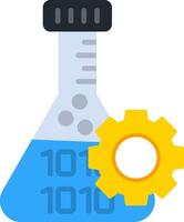 Flask Flat Icon vector