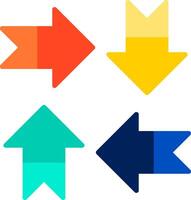 Infographic Elements Flat Icon vector