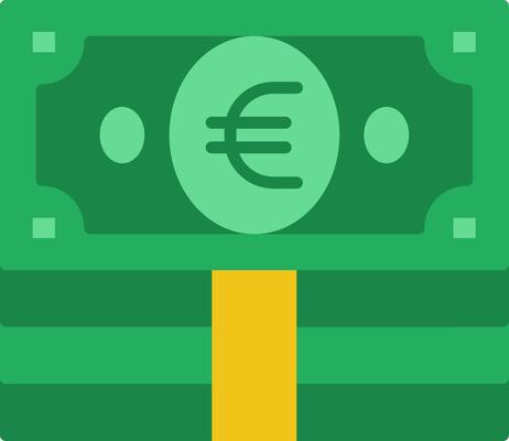 Euro Flat Icon