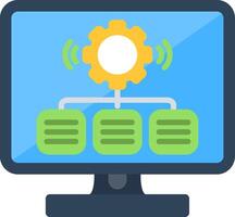 Integration Flat Icon vector