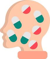 Meds Flat Icon vector