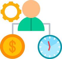 Resources Flat Icon vector