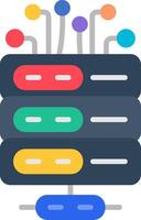 Server Flat Icon vector