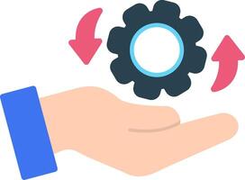 Change Management Flat Icon vector
