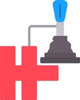 Gearbox Flat Icon vector