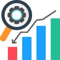 Analytics Flat Icon vector