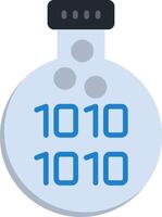 Data Science Flat Icon vector