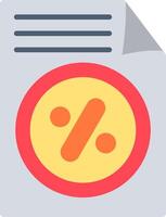 Discount Flat Icon vector
