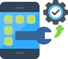 Application Flat Icon vector
