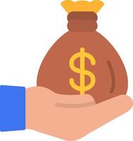 Funds Flat Icon vector
