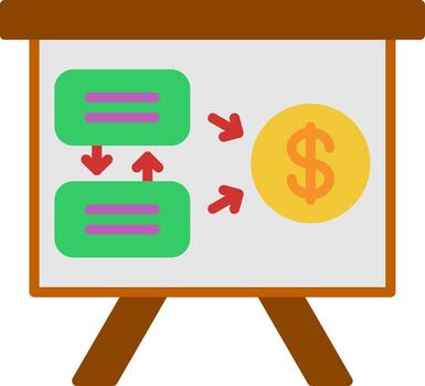 Plan Flat Icon vector