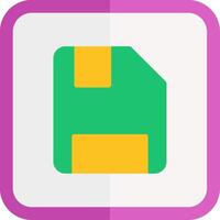 Save Flat Icon vector